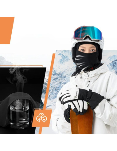 Kominiarka narciarska qunature 13230023010 rower motocykl balaklava rozmiar m - czarna