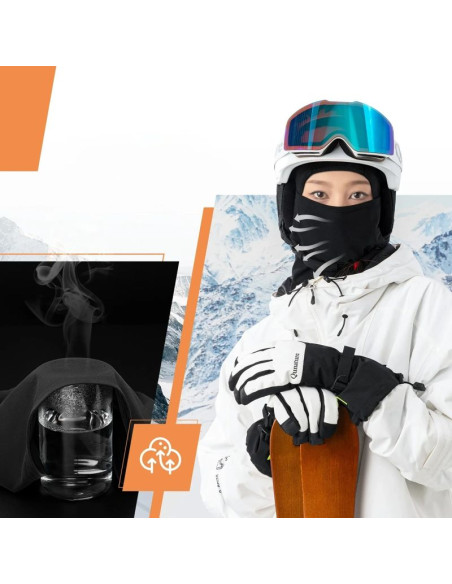 Kominiarka narciarska qunature 13230023010 rower motocykl balaklava rozmiar m - czarna