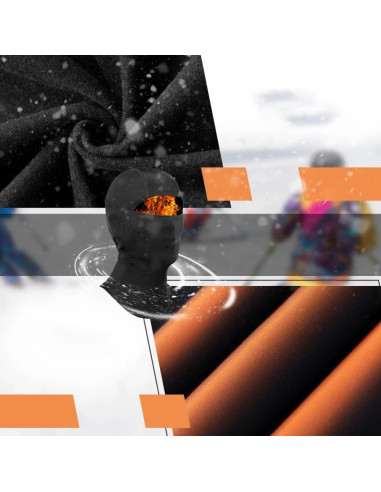 Kominiarka narciarska qunature 13230023010 rower motocykl balaklava rozmiar m - czarna