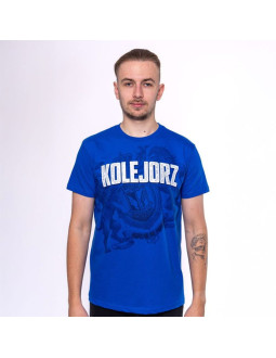 Koszulka kolejorz lwy niebieska l