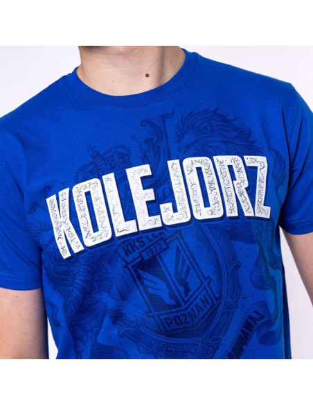 Koszulka kolejorz lwy niebieska l