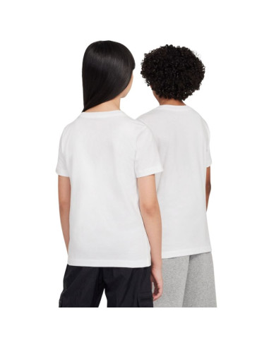 Koszulka dla dzieci nike sportswear biała fz5177 100