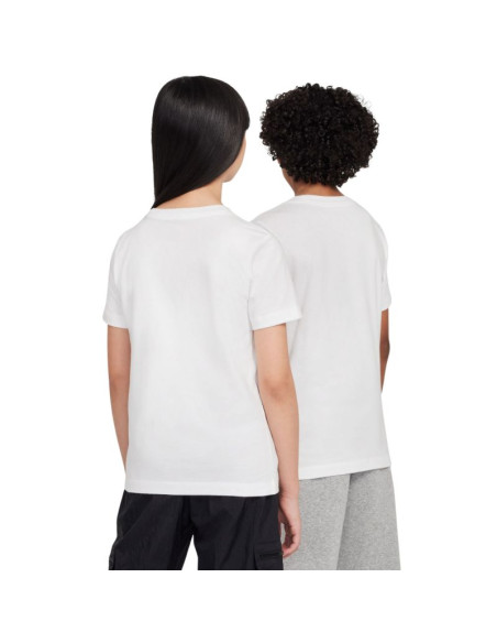 Koszulka dla dzieci nike sportswear biała fz5177 100