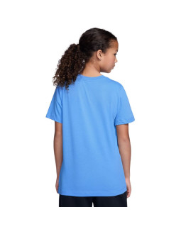 Koszulka dla dzieci nike sportswear jasnoniebieska fz5177 412 2