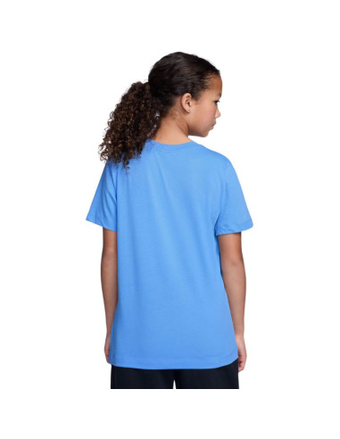 Koszulka dla dzieci nike sportswear jasnoniebieska fz5177 412