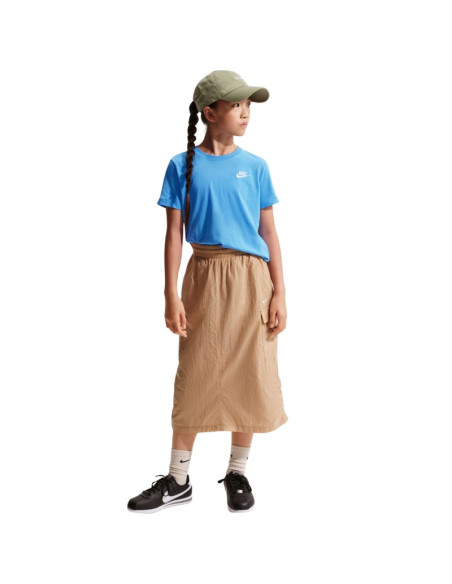 Koszulka dla dzieci nike sportswear jasnoniebieska fz5177 412