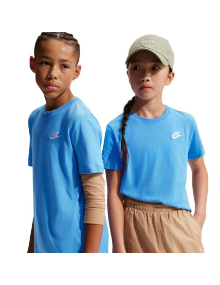 Koszulka dla dzieci nike sportswear jasnoniebieska fz5177 412