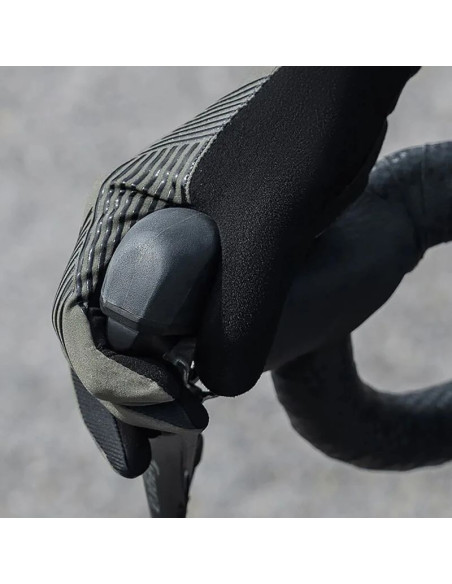 Rękawiczki rowerowe rockbros 16110006002 amortyzujące rozmiar m - zielono-czarne