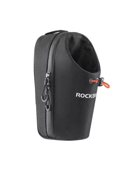 Torba rowerowa rockbros p002 na kierownicę kompatybilna z hulajnogami i miejskimi rowerami składanymi 1.5l - czarna