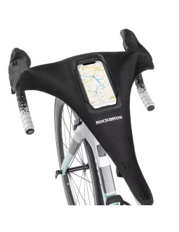 Osłona przeciwpotna rockbros d78 z kieszenią i okienkiem na telefon - czarna