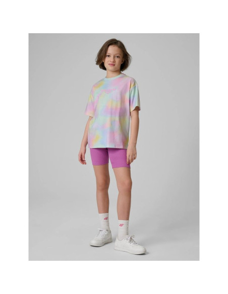T-shirt z nadrukiem dla dziewczynek 4f 4fjrss26ttshf3826-90a