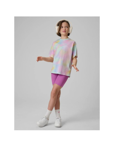 T-shirt z nadrukiem dla dziewczynek 4f 4fjrss26ttshf3826-90a