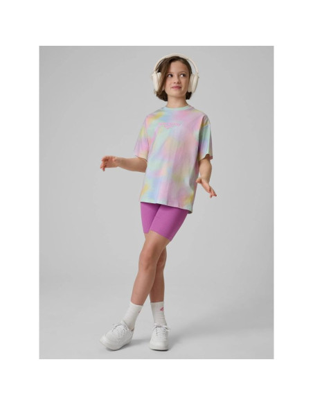 T-shirt z nadrukiem dla dziewczynek 4f 4fjrss26ttshf3826-90a