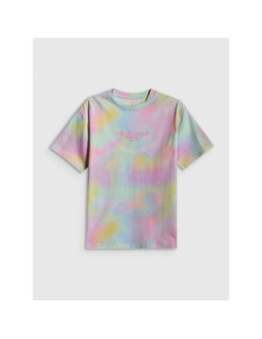 T-shirt z nadrukiem dla dziewczynek 4f 4fjrss26ttshf3826-90a