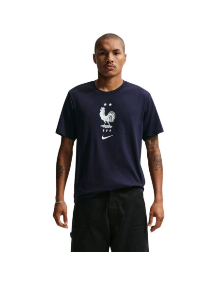 Koszulka męska nike fff soccer granatowa ih2181 498