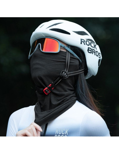 Komin termiczny rocbros ydwb005 tencel + wełna rozmiar uniwersalny - czarny