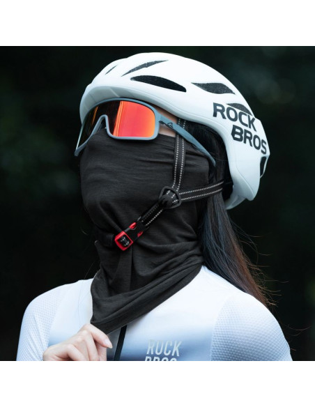 Komin termiczny rocbros ydwb005 tencel + wełna rozmiar uniwersalny - czarny