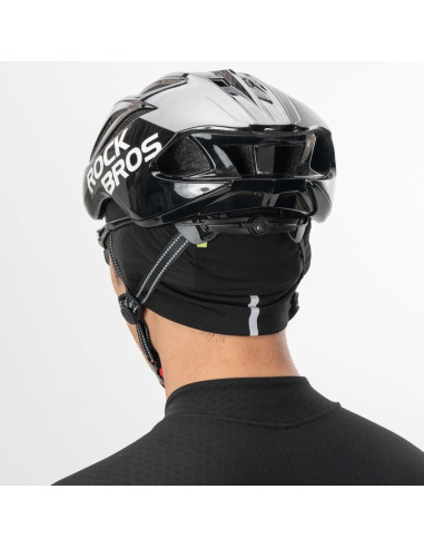 Czapka rowerowa rockbros m015 zimowa dwustronna rozmiar 54-61 cm - czarna
