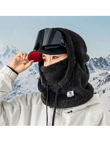 Kominiarka narciarska qunature arctic velvet rozmiar l - czarna