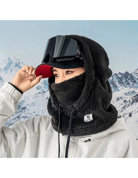 Kominiarka narciarska qunature arctic velvet rozmiar l - czarna