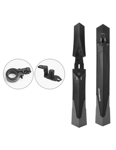 Zestaw błotników rowerowych rockbros dnb-890 - czarny