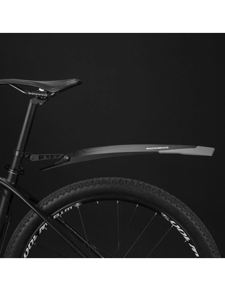 Zestaw błotników rowerowych rockbros dnb-890 - czarny