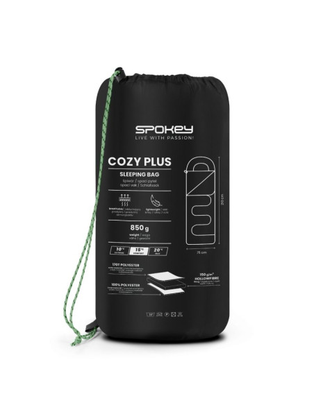 Śpiwór wiosenno-letni typu koperta spokey cozy plus