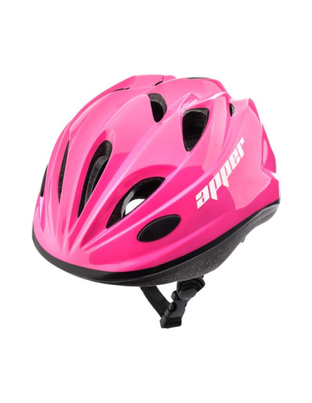 Kask rowerowy meteor ks07 apper rozm. m 52-56 cm różowy 24899