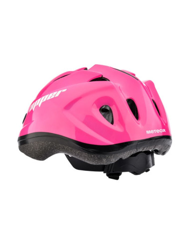 Kask rowerowy meteor ks07 apper rozm. m 52-56 cm różowy 24899