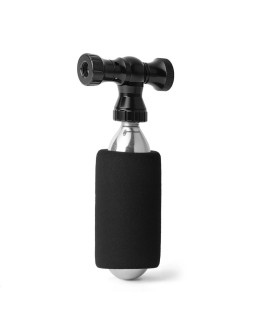 Pompka co₂ rockbros głowica zawór ze stopu aluminium bez naboju kompatybilna z presta/schrader - czarna