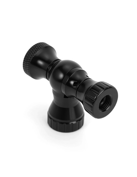 Pompka co₂ rockbros głowica zawór ze stopu aluminium bez naboju kompatybilna z presta/schrader - czarna