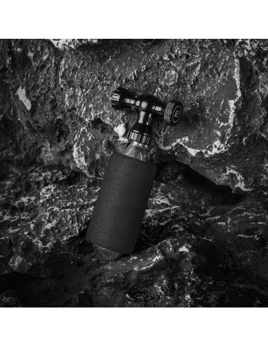 Pompka co₂ rockbros głowica zawór ze stopu aluminium bez naboju kompatybilna z presta/schrader - czarna