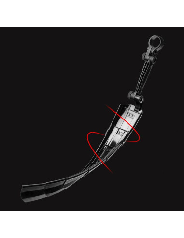 Zestaw błotników rowerowych rockbros fk-810 składane teleskopowe - czarny