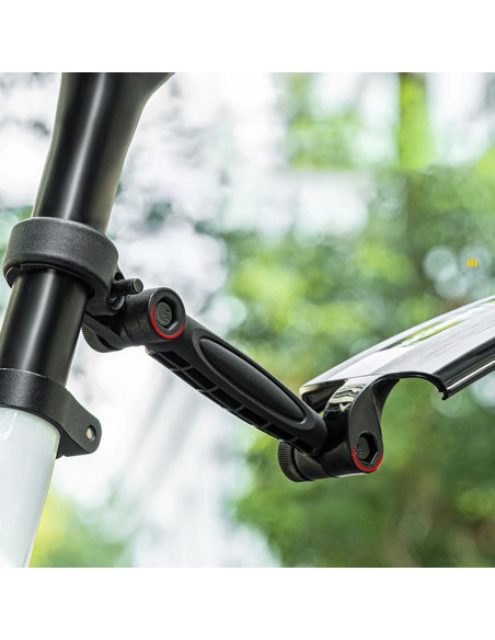 Zestaw błotników rowerowych rockbros fk-810 składane teleskopowe - czarny