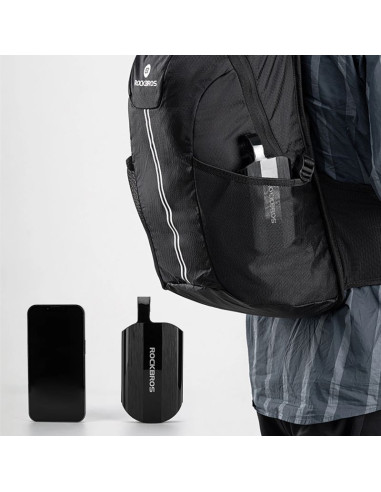 Zestaw błotników rowerowych rockbros fk-810 składane teleskopowe - czarny