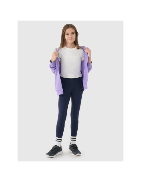 Legginsy dzianinowe dziewczęce 4f 4fjwmm00ttigf220-31s