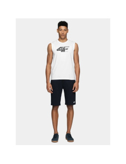 Koszulka bez rękawków męska 4f 4fwss26tslem357-10s 2