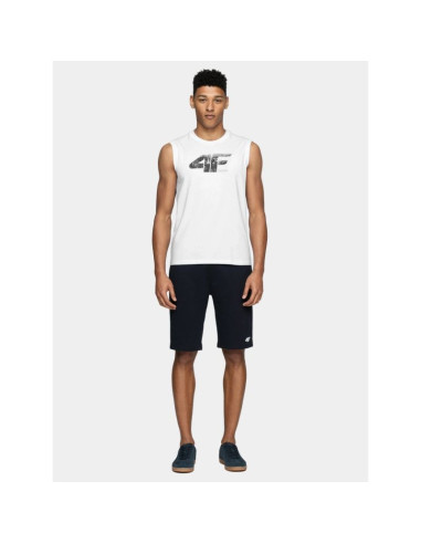 Koszulka bez rękawków męska 4f 4fwss26tslem357-10s