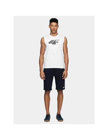 Koszulka bez rękawków męska 4f 4fwss26tslem357-10s