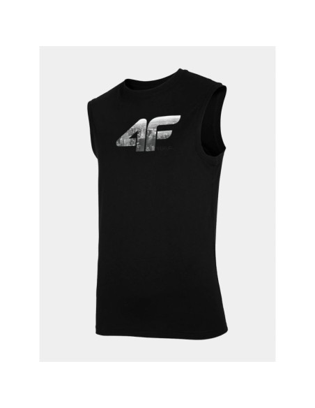 Koszulka bez rękawków męska 4f 4fwss26tslem357-20s