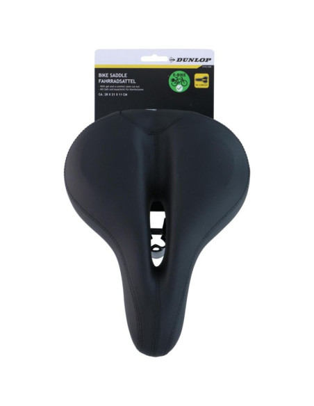 Siodło rowerowe sportowe żelowe 28x21cm dunlop