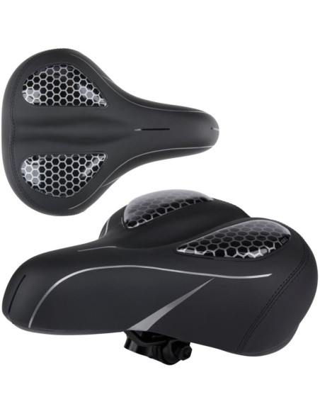 Siodło rowerowe sportowe żelowe 21x27cm dunlop