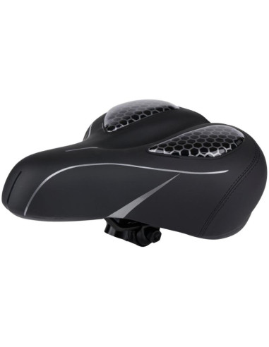 Siodło rowerowe sportowe żelowe 21x27cm dunlop