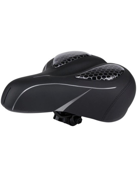 Siodło rowerowe sportowe żelowe 21x27cm dunlop