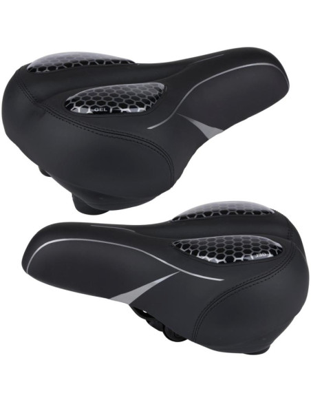 Siodło rowerowe sportowe żelowe 21x27cm dunlop
