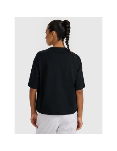 T-shirt oversize z nadrukiem damski 4f 4frss25ttshf2979-20s