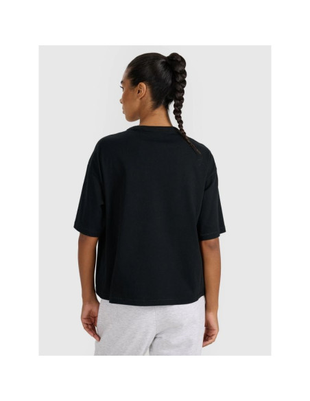 T-shirt oversize z nadrukiem damski 4f 4frss25ttshf2979-20s