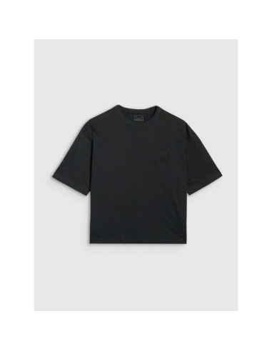 T-shirt oversize z nadrukiem damski 4f 4frss25ttshf2979-20s