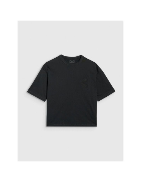 T-shirt oversize z nadrukiem damski 4f 4frss25ttshf2979-20s