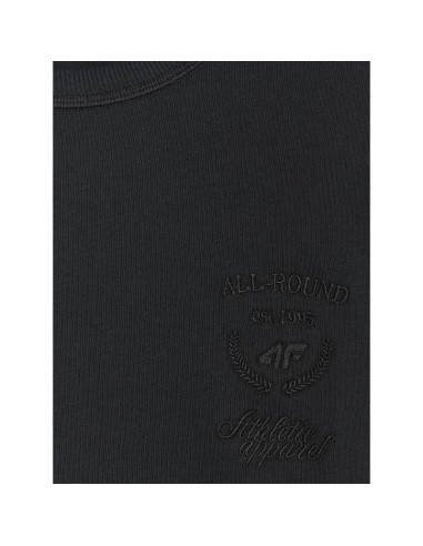 T-shirt oversize z nadrukiem damski 4f 4frss25ttshf2979-20s